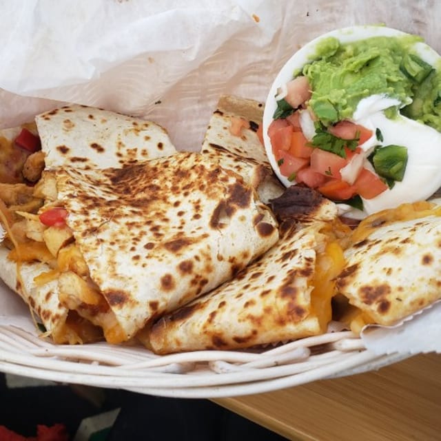 Teriyaki Chicken Quesadilla.