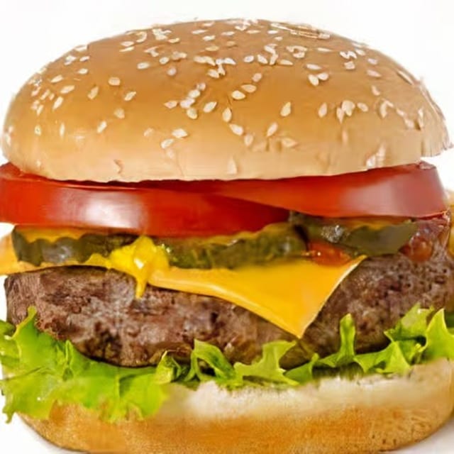 *3 Brentwood California Style Burger (with Fries).