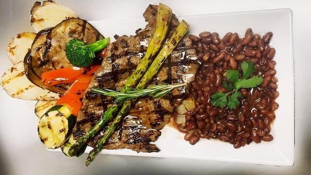 The Steak & Beans.