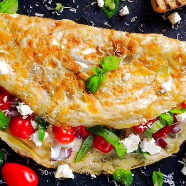 La Estacion Vegetable Omelette.