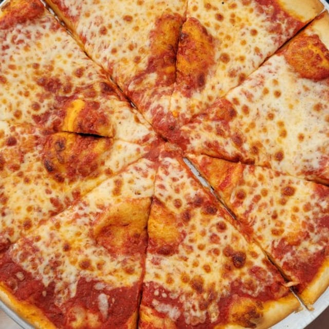 Cheesy Cheese Pizza.