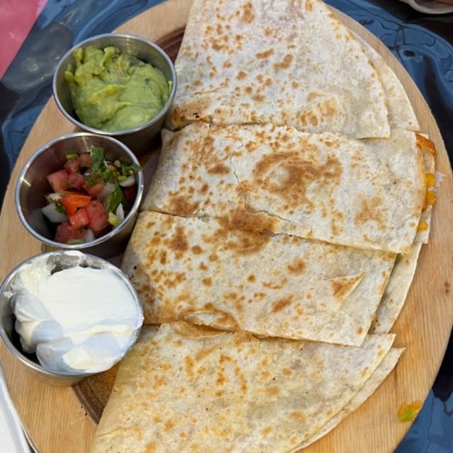 The Steak Quesadilla.