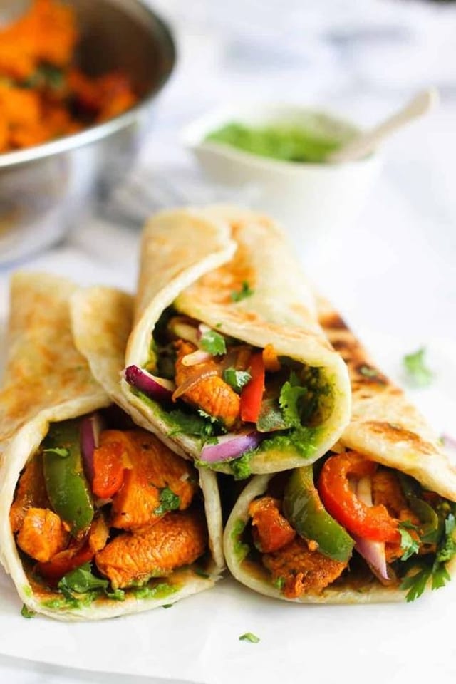 Tikka Roll (Paratha).